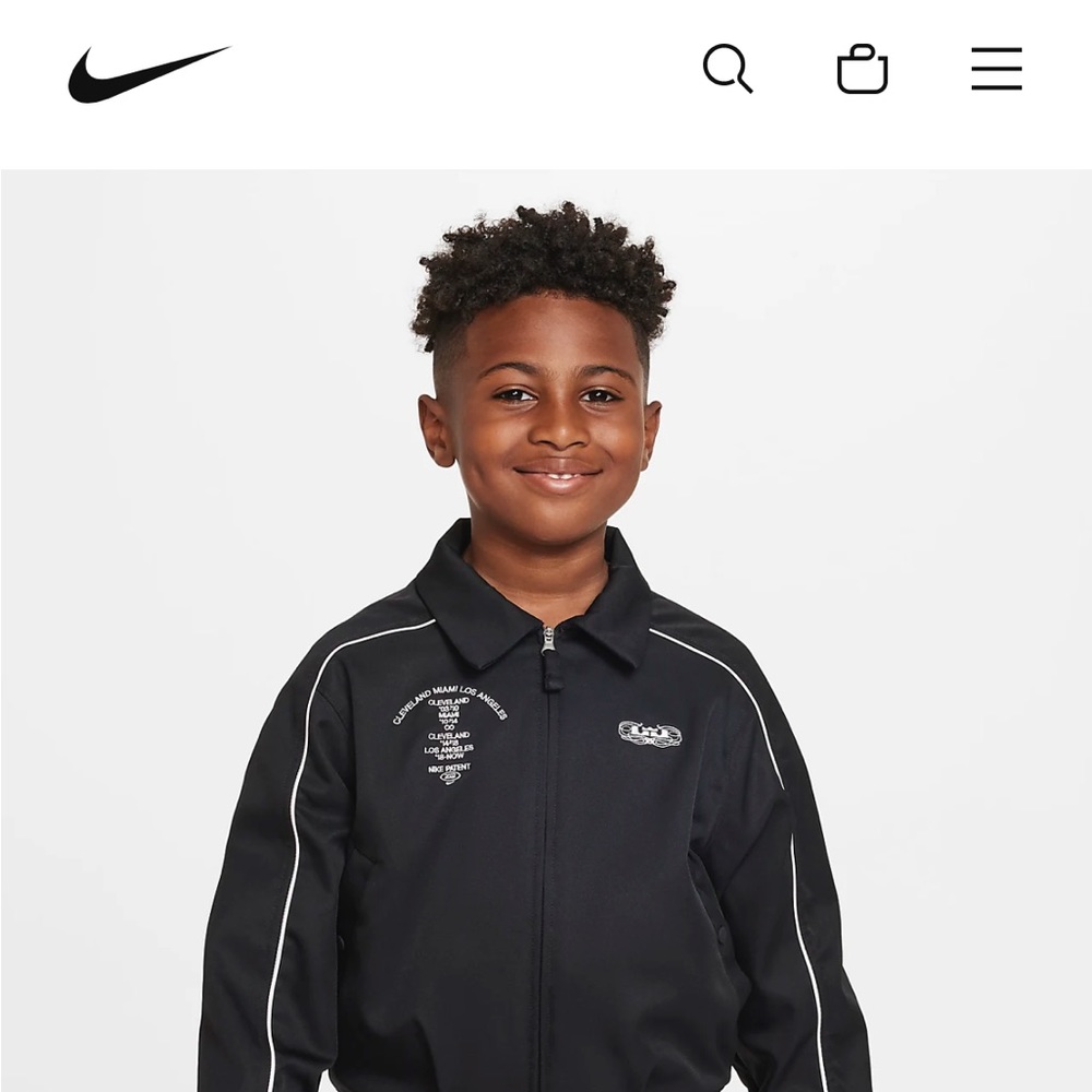 LeBron|Nike Big Kids (Boys’) Track Jacket
